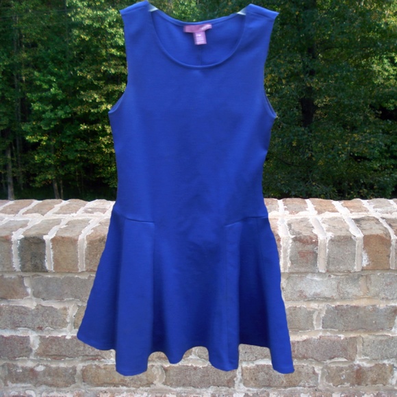 Aqua Dark Purple Dress - Size Large